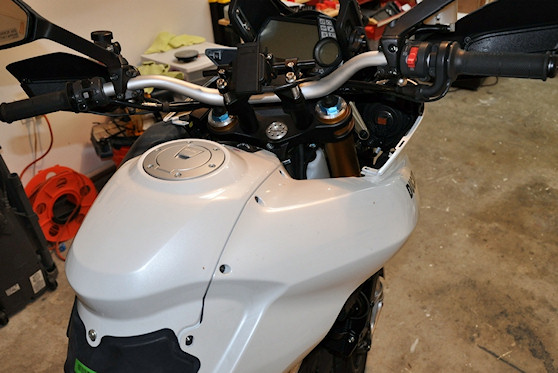 Multistrada 1200 Electronic Keyless Fuel Cap Install